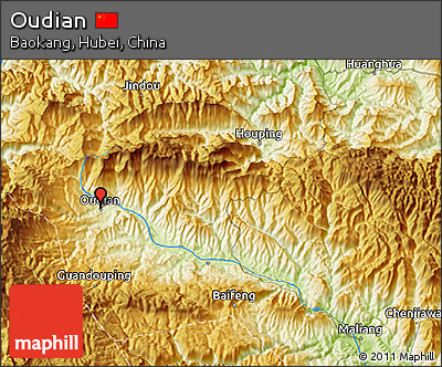 Physical 3D Map of Oudian