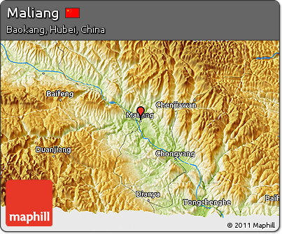 Physical 3D Map of Maliang