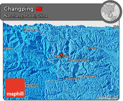 Political 3D Map of Changping