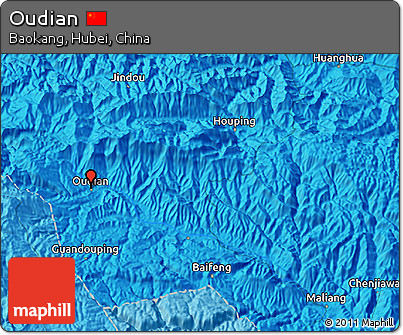 Political 3D Map of Oudian