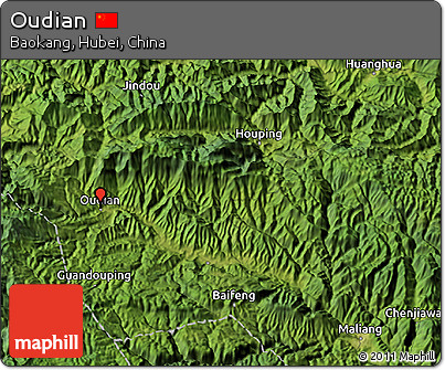 Satellite 3D Map of Oudian