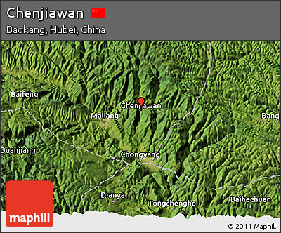 Satellite 3D Map of Chenjiawan