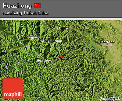 Satellite 3D Map of Huazhong