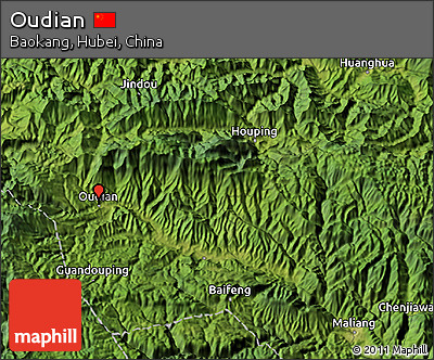 Satellite 3D Map of Oudian