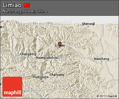Shaded Relief 3D Map of Limiao