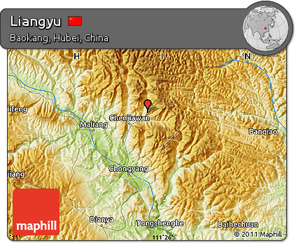 Physical Map of Liangyu