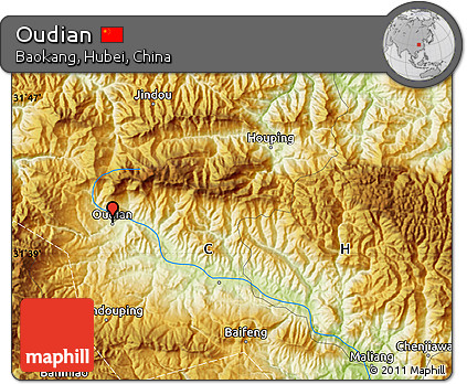 Physical Map of Oudian
