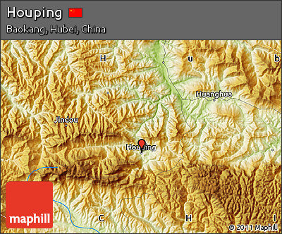 Physical Map of Houping