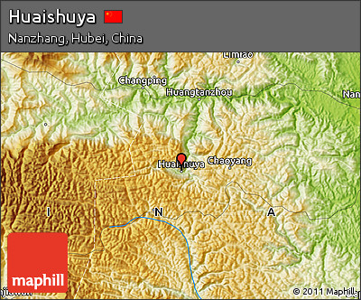 Physical Map of Huaishuya