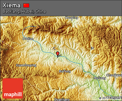 Physical Map of Xiema