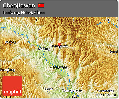 Physical Map of Chenjiawan