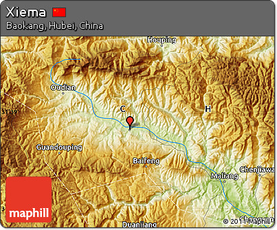 Physical Map of Xiema