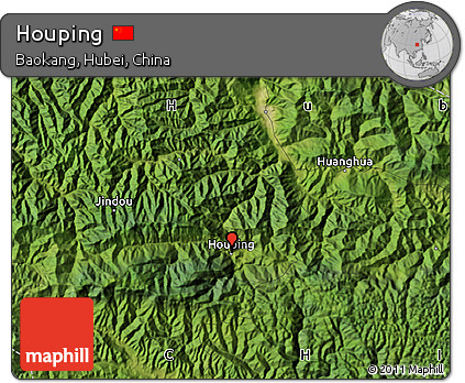 Satellite Map of Houping