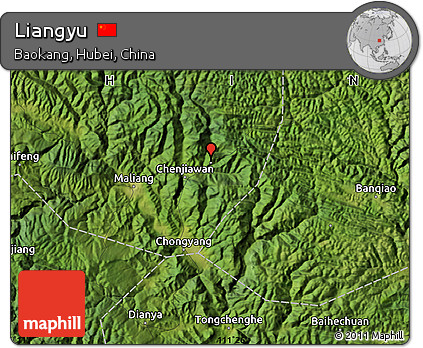 Satellite Map of Liangyu