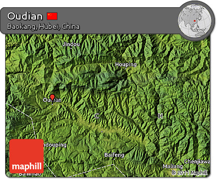 Satellite Map of Oudian