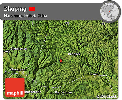 Satellite Map of Zhuping