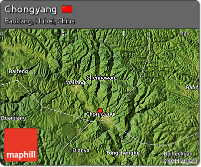 Satellite Map of Chongyang