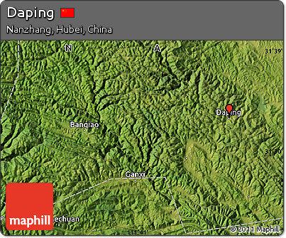 Satellite Map of Daping