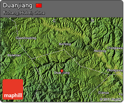 Satellite Map of Duanjiang