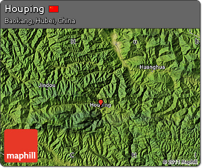 Satellite Map of Houping