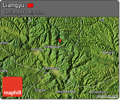 Satellite Map of Liangyu