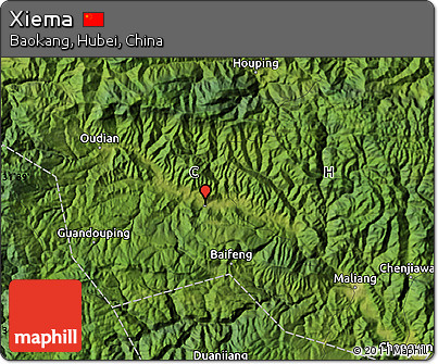 Satellite Map of Xiema