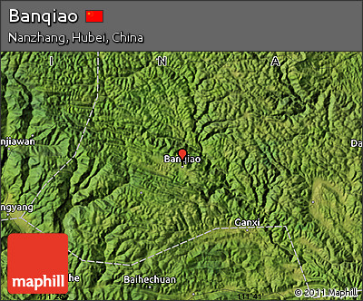 Satellite Map of Banqiao