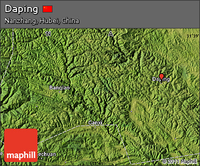 Satellite Map of Daping