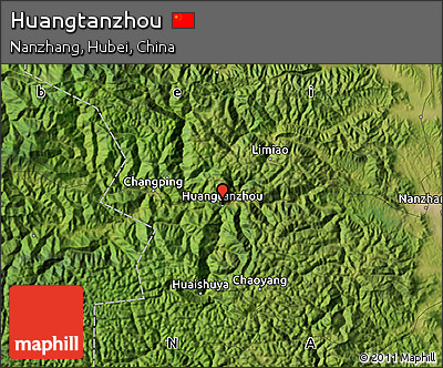 Satellite Map of Huangtanzhou