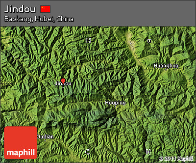 Satellite Map of Jindou