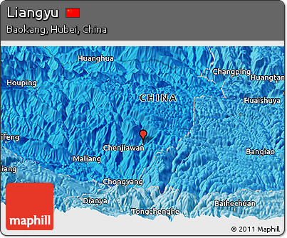 Political Panoramic Map of Liangyu