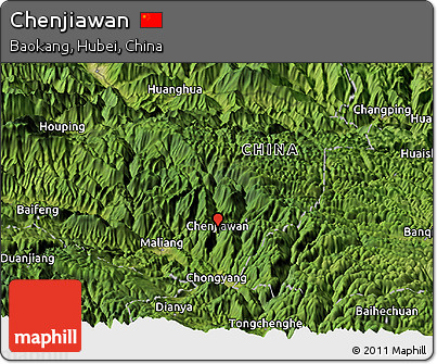 Satellite Panoramic Map of Chenjiawan