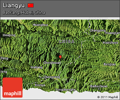 Satellite Panoramic Map of Liangyu