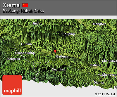 Satellite Panoramic Map of Xiema