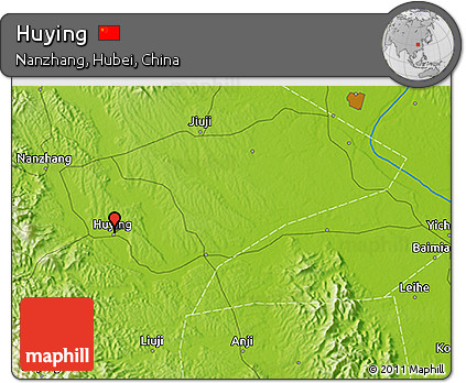 Physical 3D Map of Huying