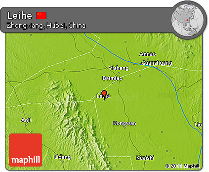 Physical 3D Map of Leihe