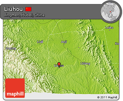 Physical 3D Map of Liuhou