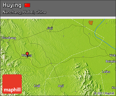 Physical 3D Map of Huying