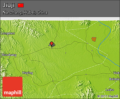 Physical 3D Map of Jiuji