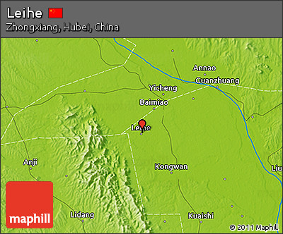 Physical 3D Map of Leihe