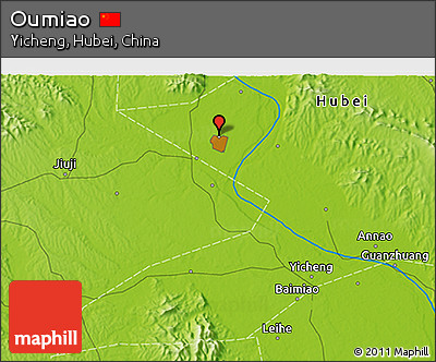 Physical 3D Map of Oumiao