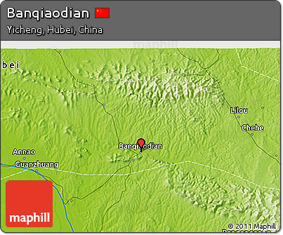 Physical 3D Map of Banqiaodian