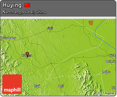 Physical 3D Map of Huying
