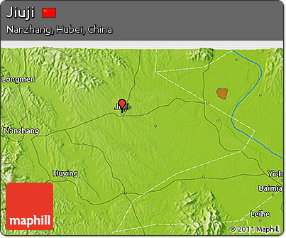 Physical 3D Map of Jiuji