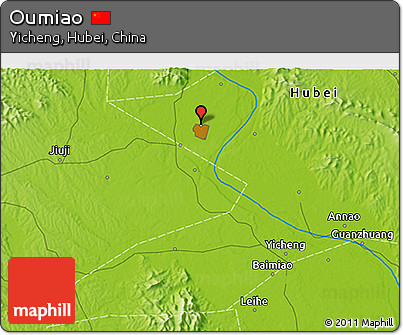 Physical 3D Map of Oumiao