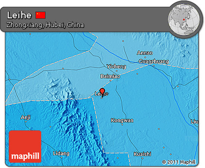 Political 3D Map of Leihe