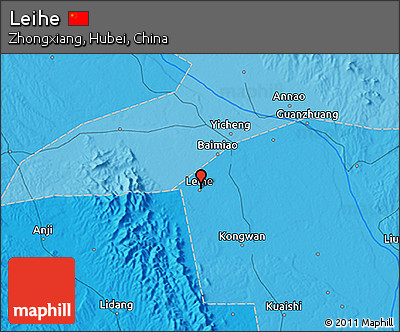 Political 3D Map of Leihe