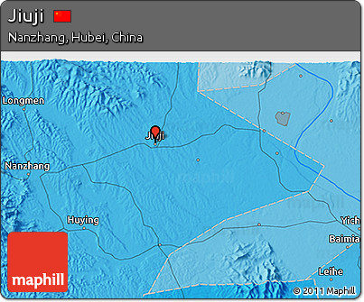 Political 3D Map of Jiuji