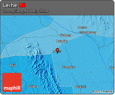 Political 3D Map of Leihe