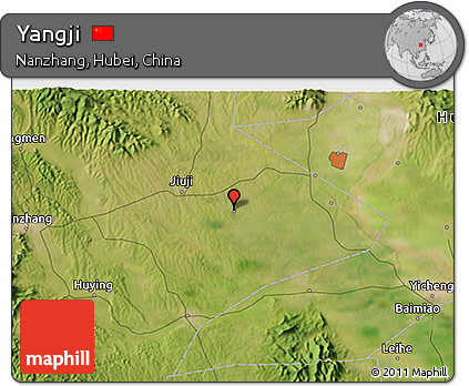 Satellite 3D Map of Yangji